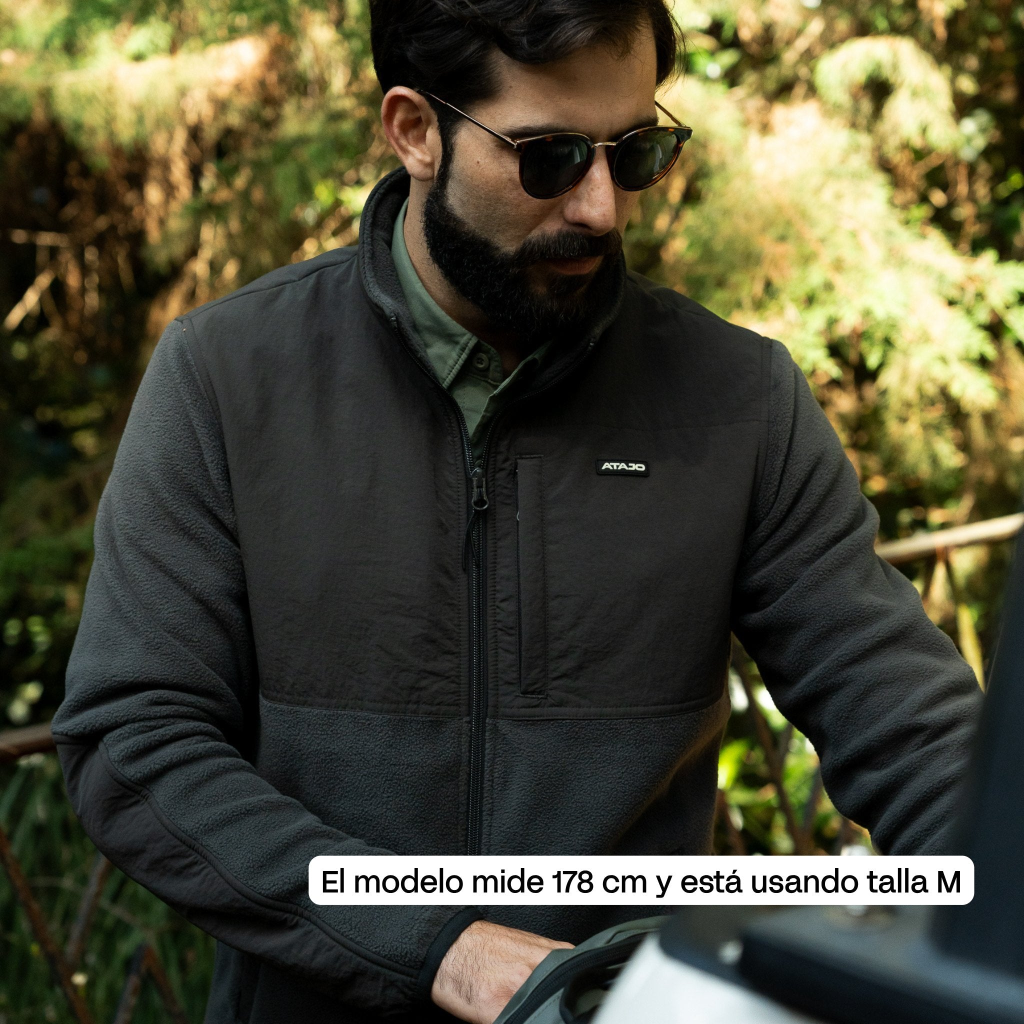 El Bardo Polar Fleece Dark Gray