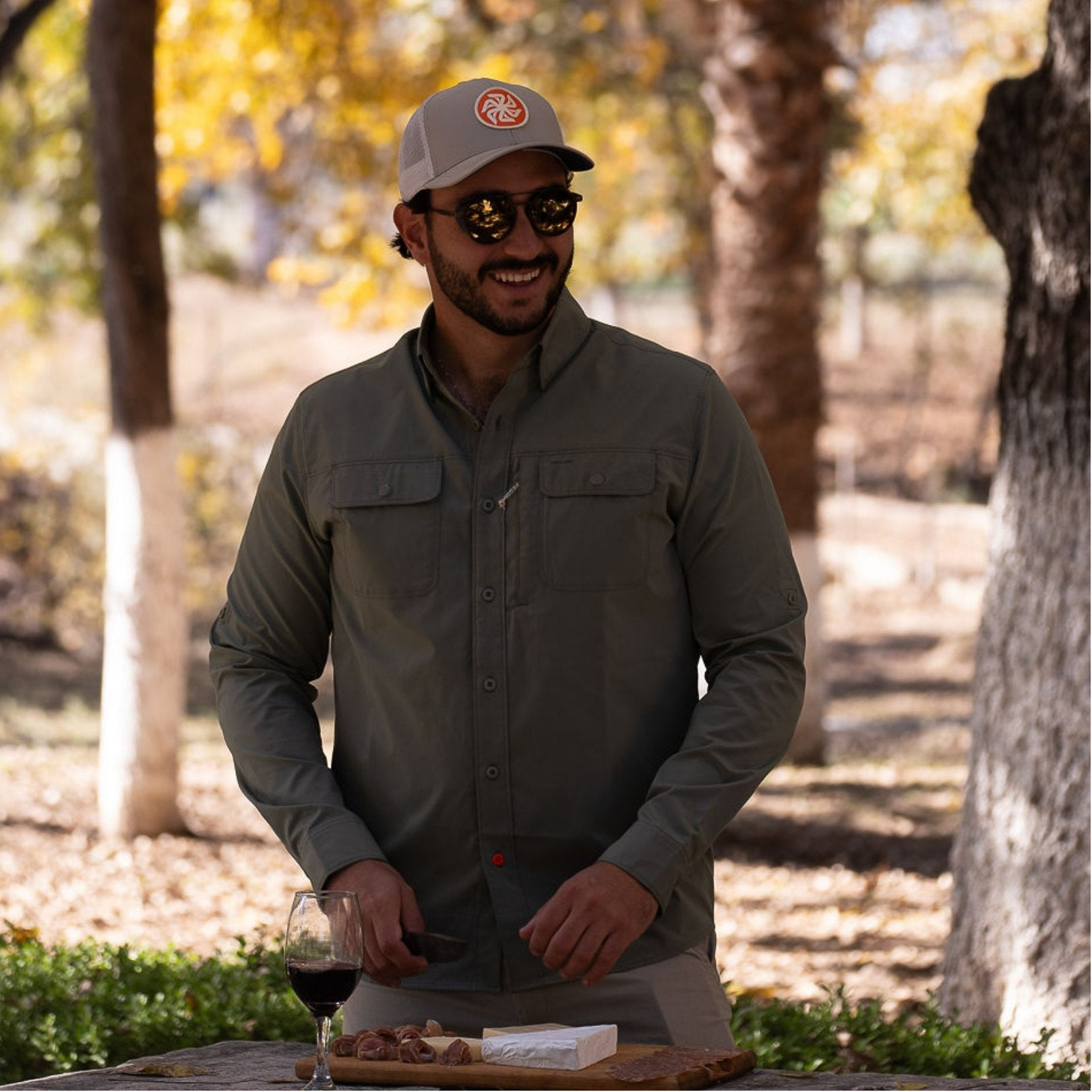 Gorra 6 Panel Icono detalle