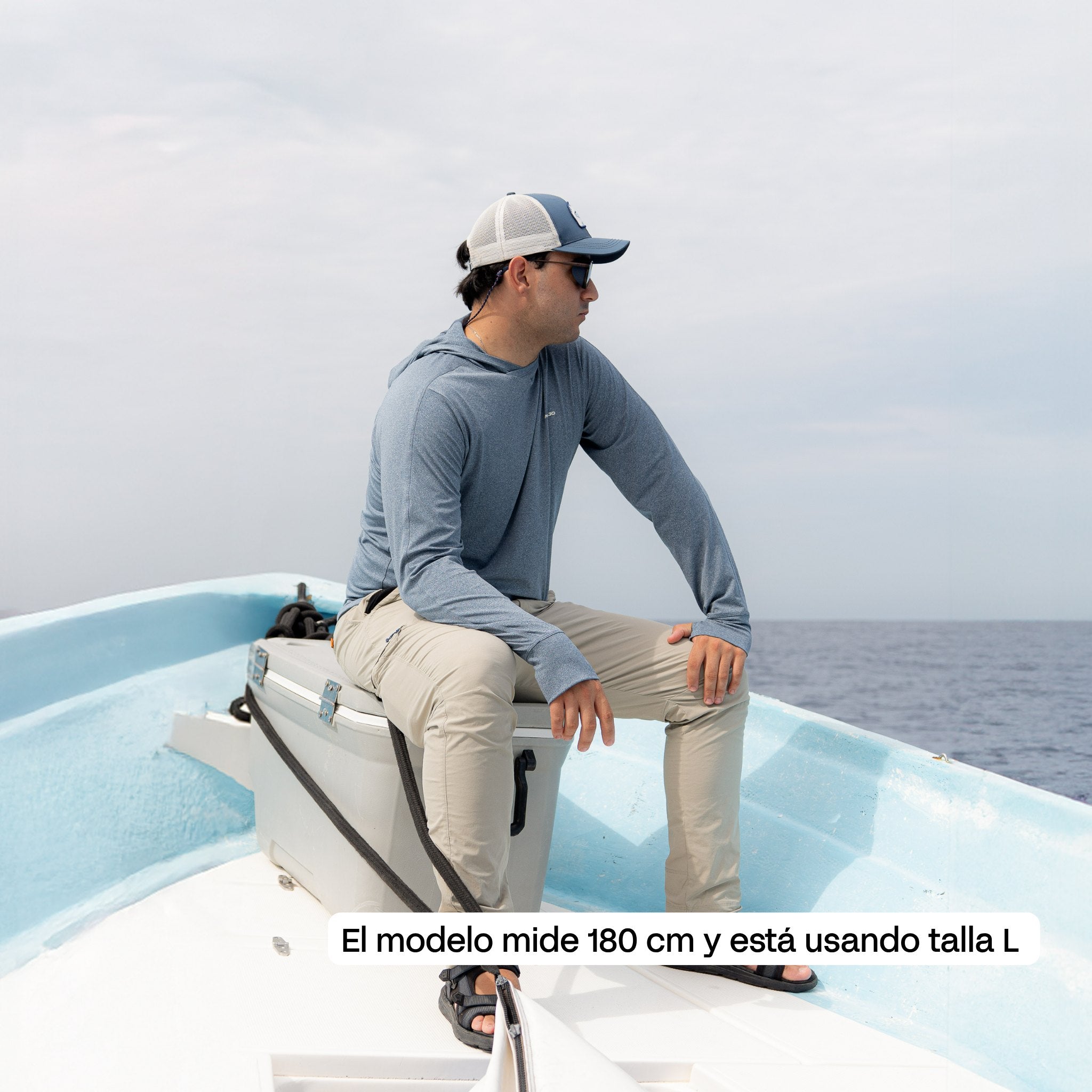 Sabiki Performance Hoodie Blue