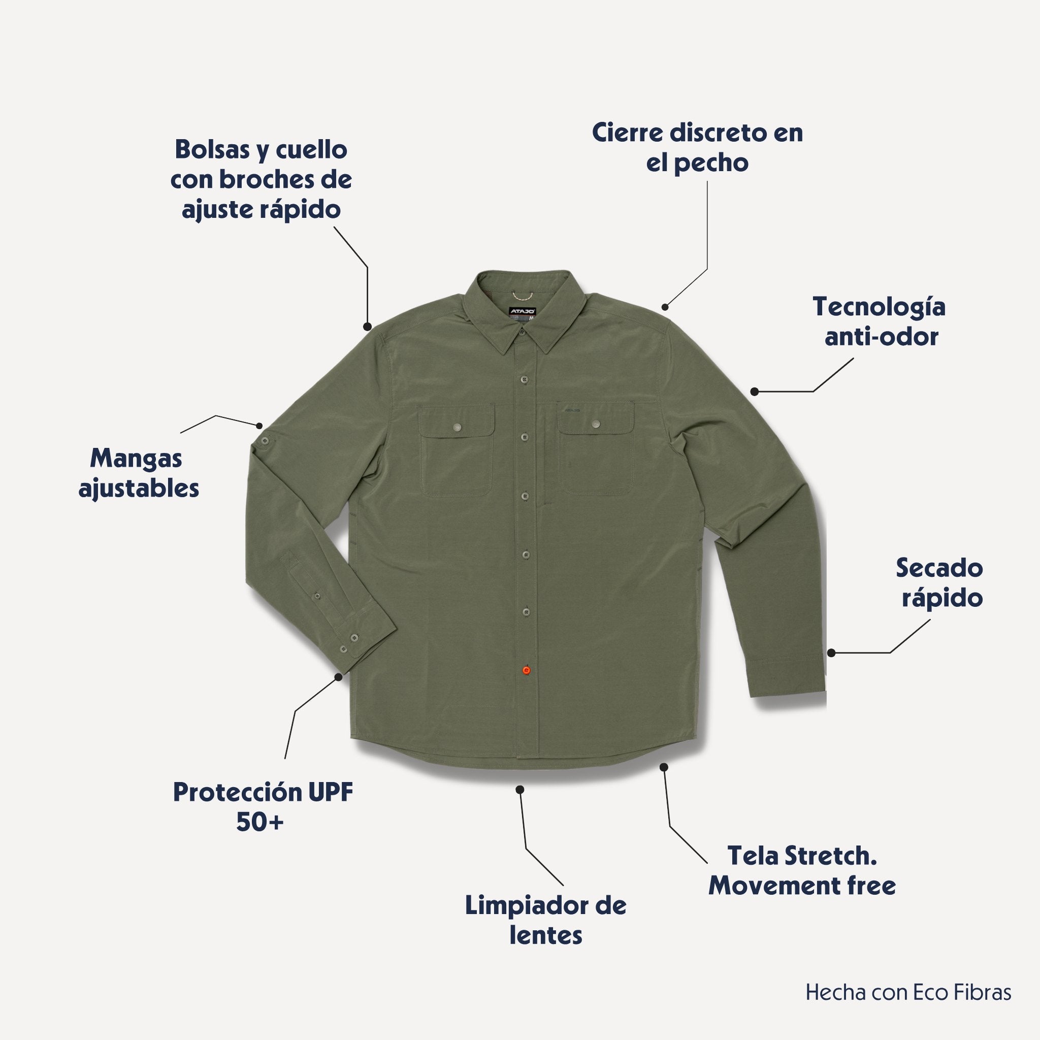 Caracteristicas de La Senda Lightweight Shirt