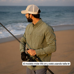 La Senda Lightweight Shirt Sage Green
